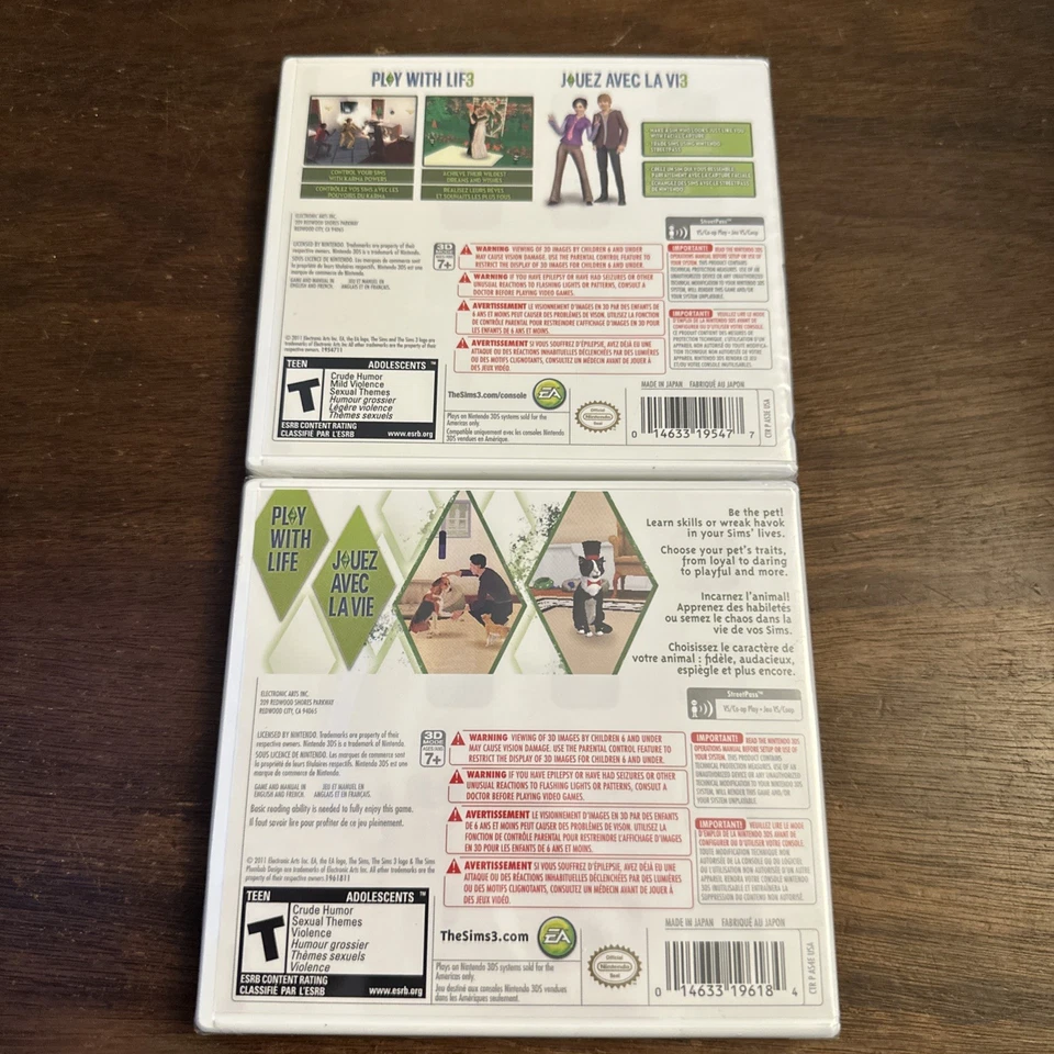 Brand New - The Sims 3 & Pets Bundle (Nintendo 3DS, 2011) Factory Sealed - Image 2 of 4