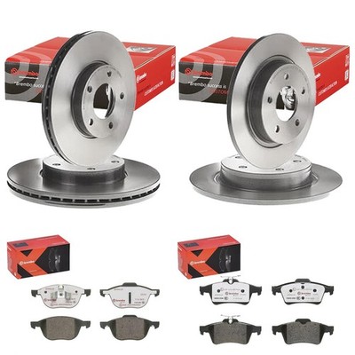 brembo BREMSSCHEIBEN + XTRA BELÄGE passend für MAZDA 5 CR + CW Bj. 2005 - 2018