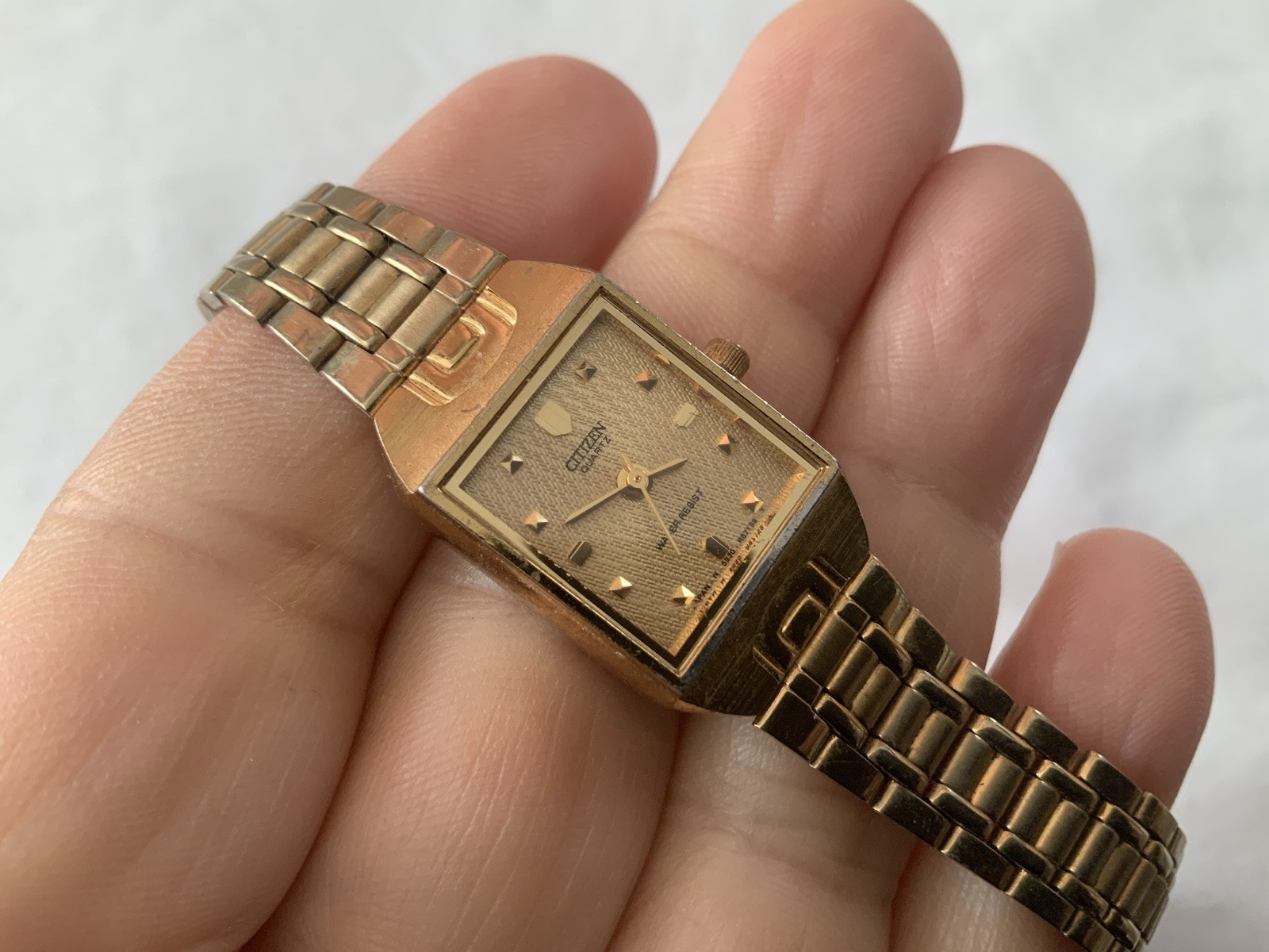 Citizen Quartz Gold Plated Rectangular Women’s Wr… - image 15