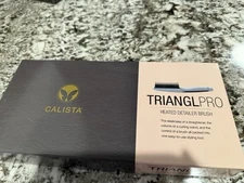 NEW Calista TrianglPRO Triangl Pro Heated Hair Detailer Brush River Blue