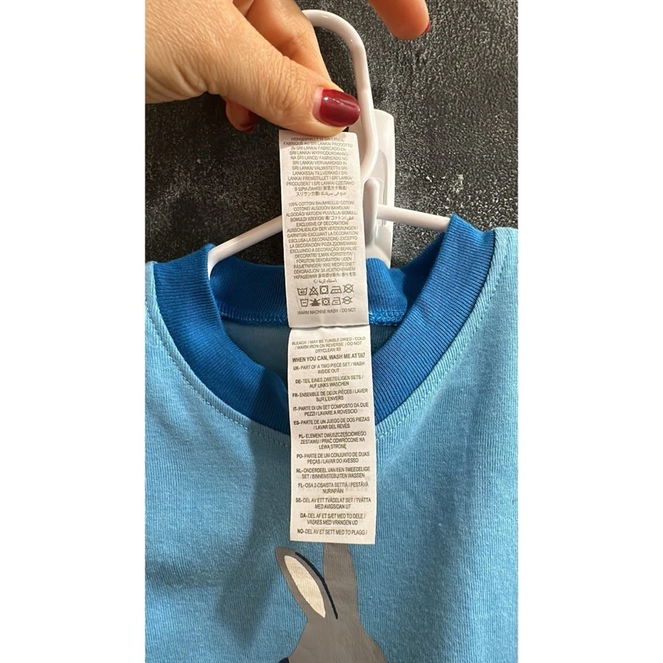 NEW Mini Boden Pajamas Bunny Chick Unisex Short Sleeve 100% Cotton Size 7Y 122cm - Image 4 of 4