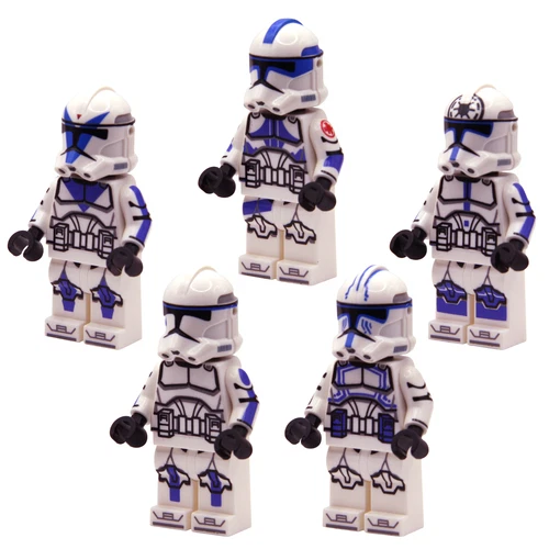Custom LEGO Star Wars Clone Troopers 501st Lot Tup Kix Dogma Jesse Hardcase