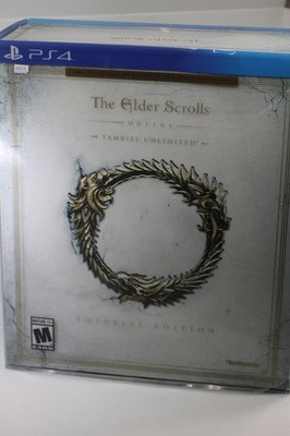 The Elder Scrolls Online Imperial Edition PS4 Collector s Boxed   Opened Good 