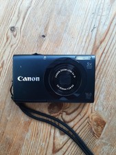 Canon PowerShot A3400 IS 16.0MP Digital Camera Black - Bundle New Charger 2 BATT