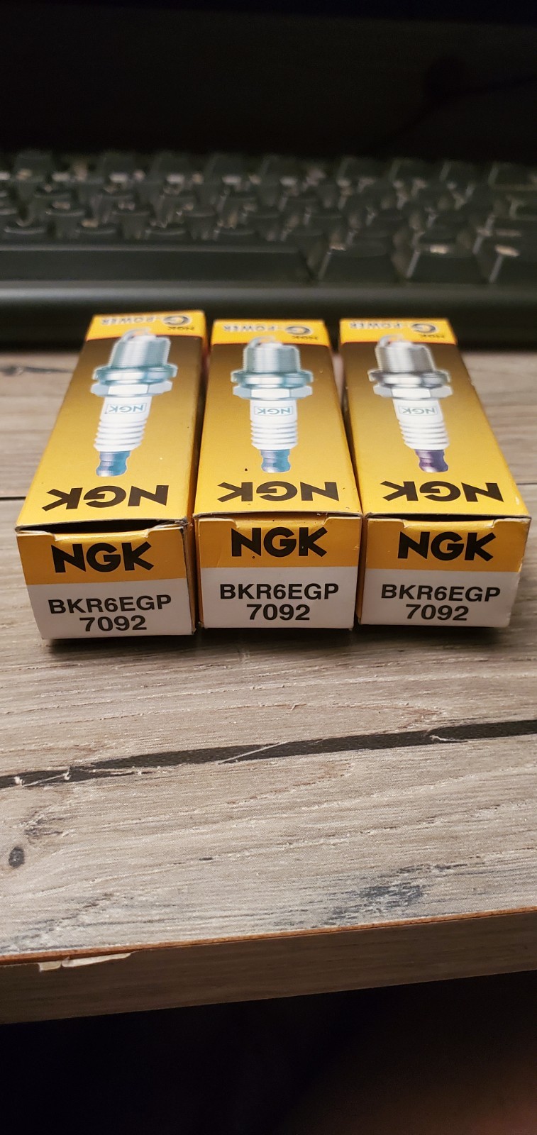 NGK G-power Platinum Spark Plugs BKR6EGP 7092 Set Of 3
