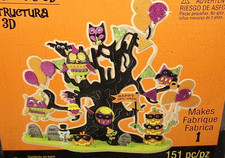 NIB SEALED HALLOWEEN CREATOLOGY 3D OWLS TREE 151 pcs "Happy Owl-ween" FOAM KIT
