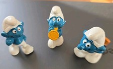 Peyo Schlümpfe, Schleich, Bully 3 Stück  aus den 1970er und 1980er Jahren