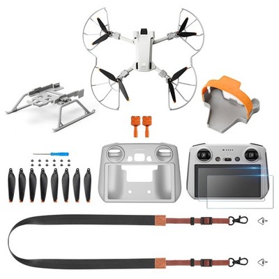 Mini 3 Pro/Mini 3 Accessories Bundle 8 in 1 kit, Propeller Grey 