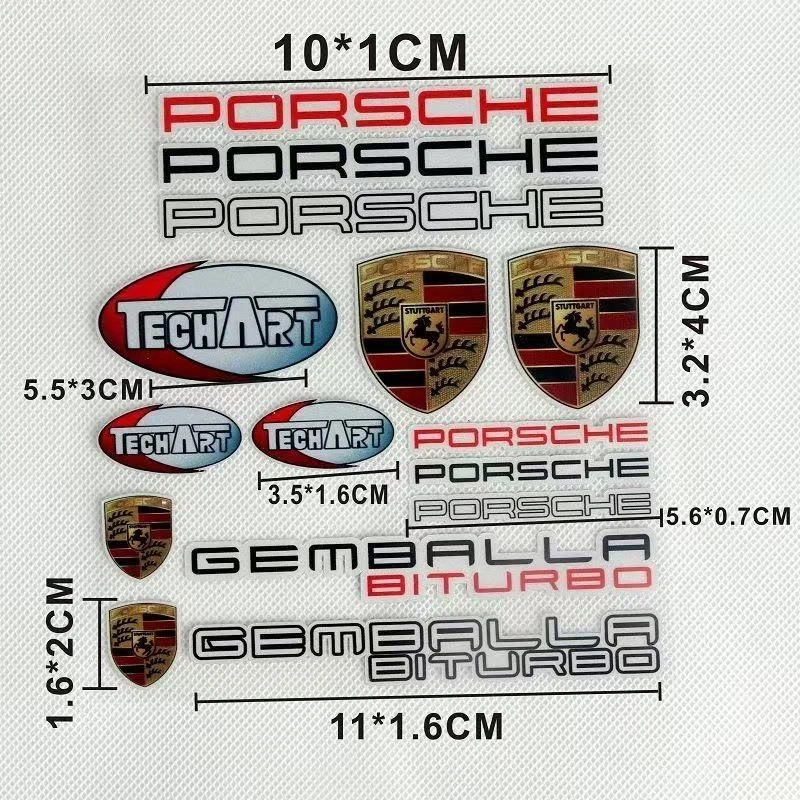 Car decals and stickers for Porsche - Image 3 of 4