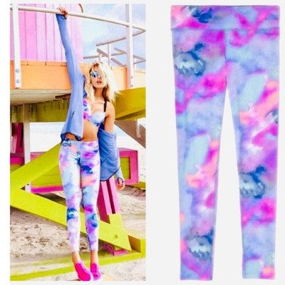 Victoria's Secret PINK Ultimate Pastel Watercolor Leggings, Small, Rare Ltd Ed