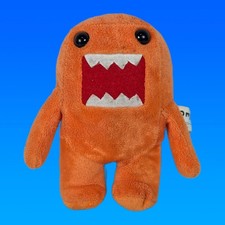 Domo 7" Soft Orange Plush Doll RARE ID 8937 Batch 6410, 2014
