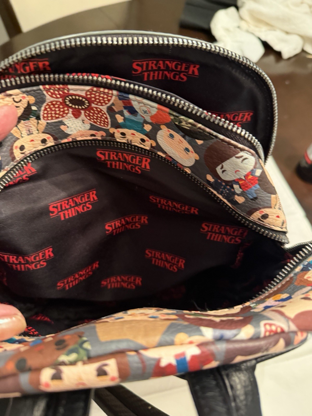 POPULAR STRANGER THINGS MINI BACKPACK WITH BLACK … - image 5