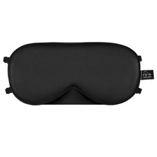 ALASKA BEAR Sleep Mask 2 Straps, Mulberry Silk, 1 Count Pack of 1 , Black  