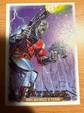 SKYBOX 2024 MARVEL MASTERPIECES 92 PLATINUM DEATHLOK LEATHER CARD #28
