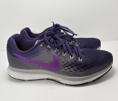 Nike Women's Air Zoom Pegasus 34 Size 6 Purple 88056-500 Running Shoes Sneaker