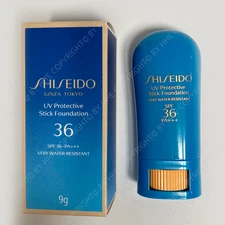SHISEIDO UV Protective Stick Foundation 9g, 4 Color, SPF36/PA+++