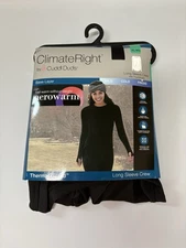 Cuddl Duds Aerowarm Long Sleeve Thermal Guard Crew Base Layer Top Women’s XL