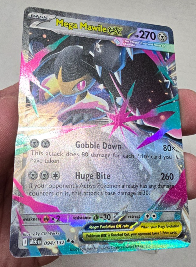 mawile pokemon cards Pokémon Card TCG: Mega Mawile ex 094/132 - Double Rare - Mega Evolutions