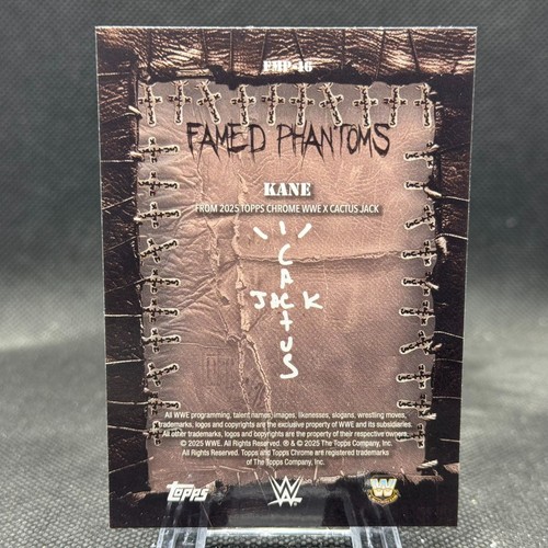 Kane 2025 Topps Chrome WWE x Cactus Jack Famed Phantoms #FMP-16 - Foto 2 di 2