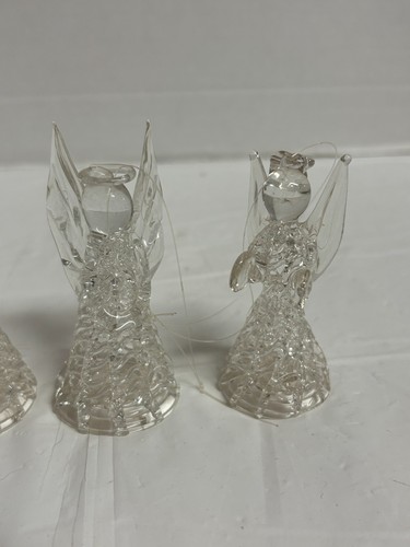 Lot of 4 Crystal Angel Christmas Ornaments - Picture 3 of 7