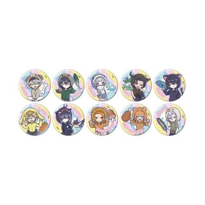 Black Clover 25 Animal Hoodie Ver. [GraffArt] Can Badge BOX [all 10 sets] 57mm