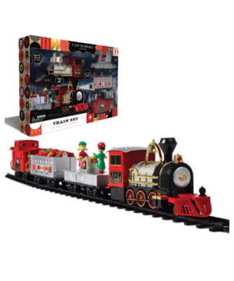 FAO Schwarz Classic Motorized Train Set with Unique Train Cars