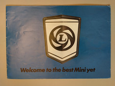 Leyland Mini Brochure, UK Market, 1977. 850, 1000, Clubman, 1275GT (No. 3285)