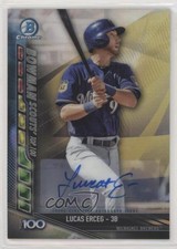 2017 Bowman Chrome Scouts Updates 118/150 Lucas Erceg #BSU-LE Auto 4al