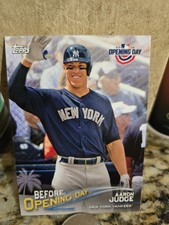 Aaron Judge 2018 Topps Opening Day Before Opening Day Card #BOD-AJ Yankees