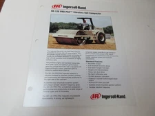 Ingersoll-Rand SD-120 Pro-Pac Compactor Literature 2 Page