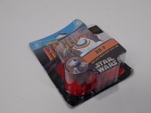 Disney Racers Star Wars Das Erwachen der Macht BB-8 Die Cast Metallkarosserie Rennwagen - Bild 3 von 6