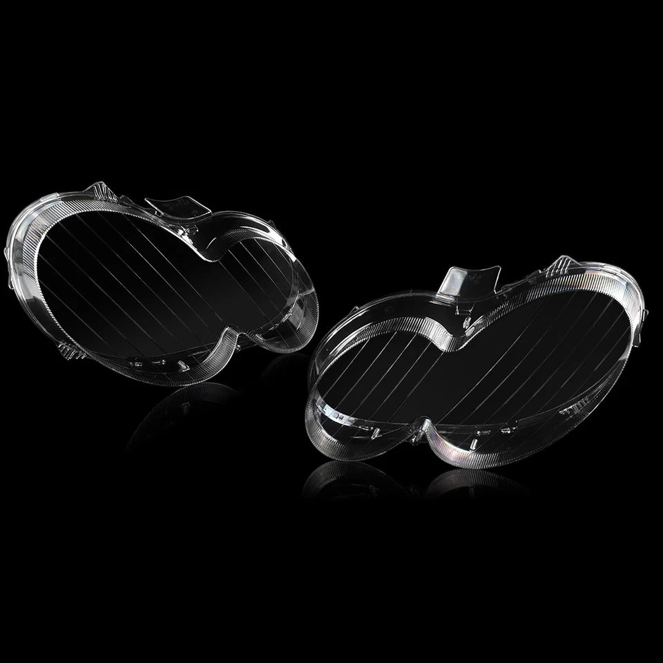 For 2004-2009 Mercedes Benz CLK C209 W209 Pair Headlight Lens Cover Replacement Foto 4 de 4