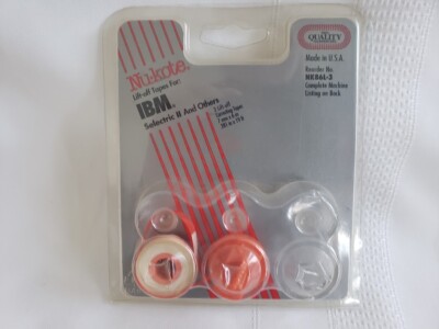 NuKote Replacement vintage typewriter lift-off tape pkg of 1