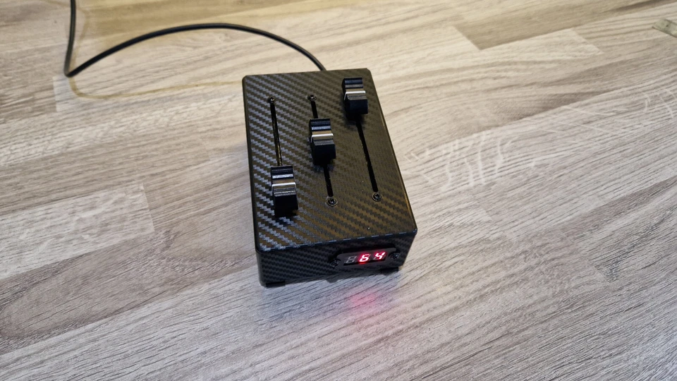 USB und DIN MIDI Controller 3 Fader programmierbar CC#/Kanal/Bereich DAW/SYNTH - Bild 2 von 4