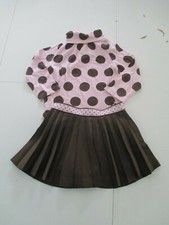 Girl's Gymboree Sweeter Than Chocolate Outfit Turtle neck top  Skorts 3T