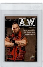2021 Upper Deck AEW All Elite Wrestling Gold Magazine Parallel  Lance Archer