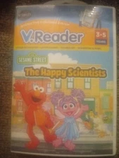 VTECH VREADER SESAME STREET THE HAPPY SCIENTISTS GAME 3-5 YEARS SEALED
