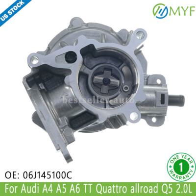 Power Brake Vacuum Pump For Audi A4 A5 A6 TT Quattro allroad Q5 2.0L 06J145100C