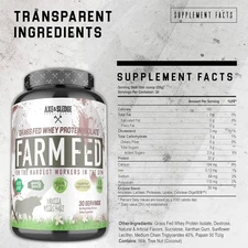 FARM FED  VANILLA BY AXE AND SLEDGE PROTEIN ISOLATE 2LB