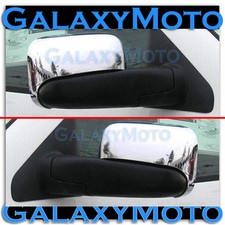 Triple Chrome Half Flip Towing Mirror Cover For 02-08 Dodge Ram 150025003500