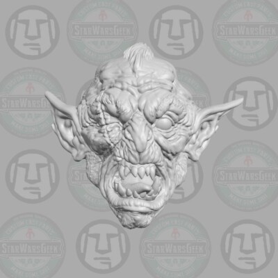 Vrakkar Orc Goblin Warrior v4 custom for 1:6 1:10 1:12 1:18 action figures