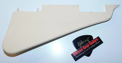 Gibson Les Paul Standard Pickguard Bracketless Creme Guitar Parts Cream Broken