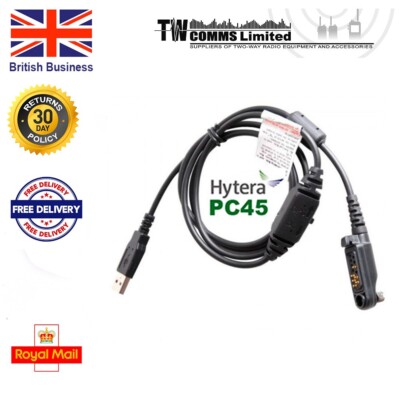 Genuine Hytera PC45 Programming Lead Cable for PD605 PD665 PD685 X1e ...