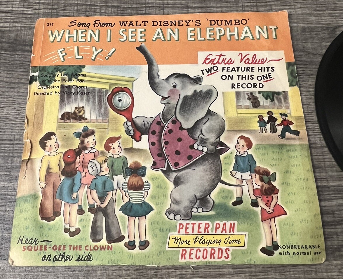 WDCC ダンボ　\"When I See an Elephant Fly\" WDCC ダンボ 
