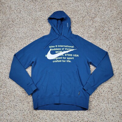 psychic blue nike sweatshirt