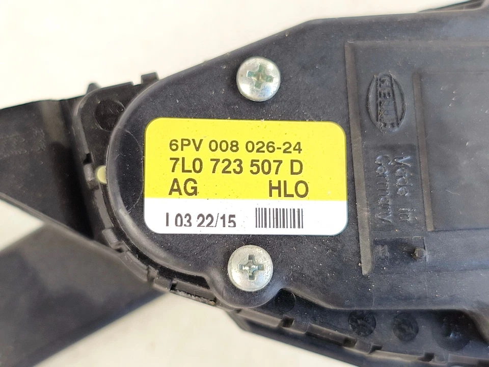 07-15 AUDI Q7 ACELERADOR GAS PEDAL SENSOR MONTAJE OEM Foto 3 de 3