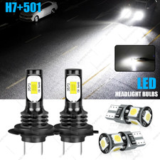 For Volvo C30 2006-2012 2x White Xenon Low Dip Beam H7 LED Headlight Bulbs 6000K