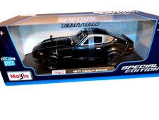 Maisto 1971 Datsun 240Z Black Special Limited Edition 1:18 Diecast Model Car