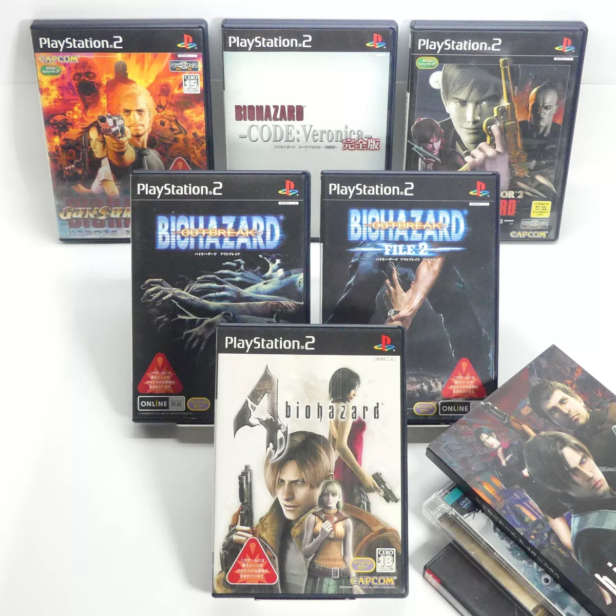 BioHazard Resident Evil 3 Set Sony PlayStation 2 PS2 CAPCOM NTSC-J From Japan