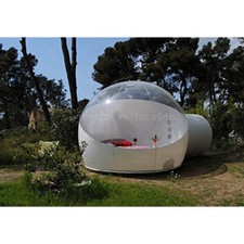 Tienda inflable con cúpula iglú casa burbuja D10 pies para camping fiesta evento